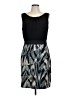 Connected Apparel Graphic Black Cocktail Dress Size LgEstimated - photo 1