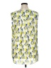 Chaus 100% Polyester Yellow Sleeveless Blouse Size XL - photo 2