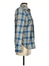 Vineyard Vines 100% Polyester Plaid Blue Long Sleeve Blouse Size 4 - photo 4