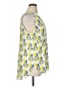 Chaus 100% Polyester Yellow Sleeveless Blouse Size XL - photo 4