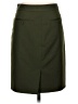 Theory Solid Green Formal Skirt Size 0 - photo 2