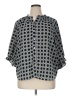 Ruby Rd. 100% Polyester Polka Dots Gray 3/4 Sleeve Blouse Size XL - photo 1