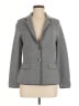 Talbots 100% Wool Houndstooth Gray Wool Blazer Size Med Petite - photo 1