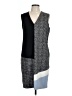 Max Mara Graphic Gray Casual Dress Size L - photo 1