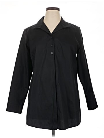 Chico's 3/4 Sleeve Button-Down Shirt (view 1)