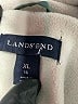 Lands' End 100% Nylon Color Block Ivory Snow Jacket Size 16 - photo 6