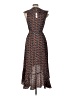 Max Studio Paisley Brown Casual Dress Size L - photo 2