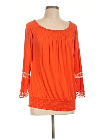 V Cristina 3/4 Sleeve T-Shirt (view 1)