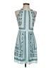 BCBGMAXAZRIA 100% Polyester Print Blue Casual Dress Size 0 - photo 1