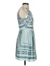 BCBGMAXAZRIA 100% Polyester Print Blue Casual Dress Size 0 - photo 4