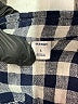 Old Navy Checkered-gingham Blue Short Sleeve Blouse Size L - photo 7