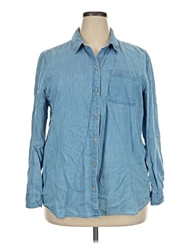 Eddie Bauer Long Sleeve Button-Down Shirt (view 1)