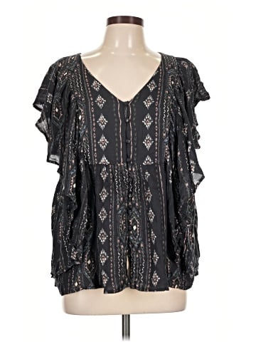 Haute Hippie Short Sleeve Blouse (view 1)