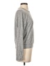 Gaze Metallic Silver Pullover Sweater Size S - photo 4