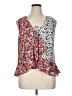 CAbi 100% Polyester Red Sleeveless Blouse Size XL - photo 1