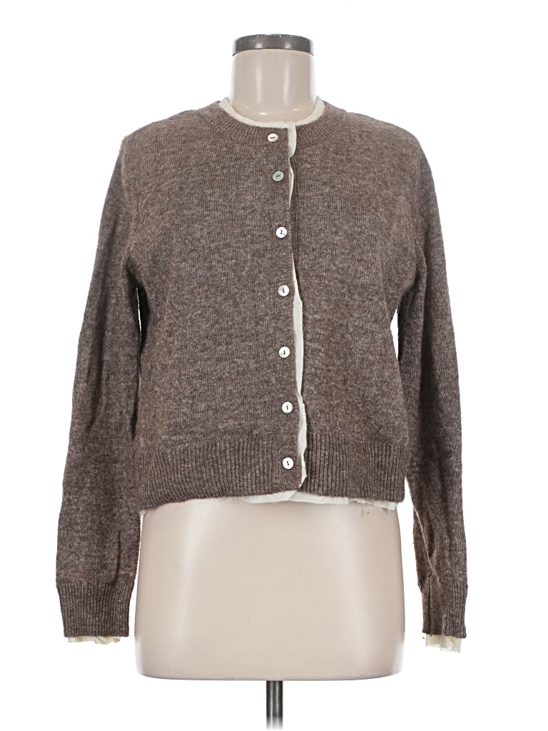 Pre-owned Zara Cardigan Sweater In Brown