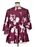 BLOOMCHIC 100% Polyester Burgundy 3/4 Sleeve Blouse Size 14 - 16 - photo 2