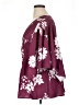 BLOOMCHIC 100% Polyester Burgundy 3/4 Sleeve Blouse Size 14 - 16 - photo 5