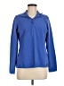 L.L.Bean 100% Recycled Polyester Blue Long Sleeve Top Size M - photo 1