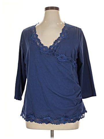 Coldwater Creek 3/4 Sleeve Blouse (view 1)