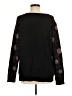 Apt. 9 Polka Dots Black Pullover Sweater Size M - photo 2
