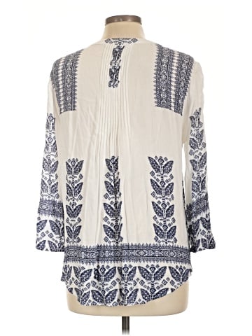 Pale Sky 3/4 Sleeve Blouse (view 2)