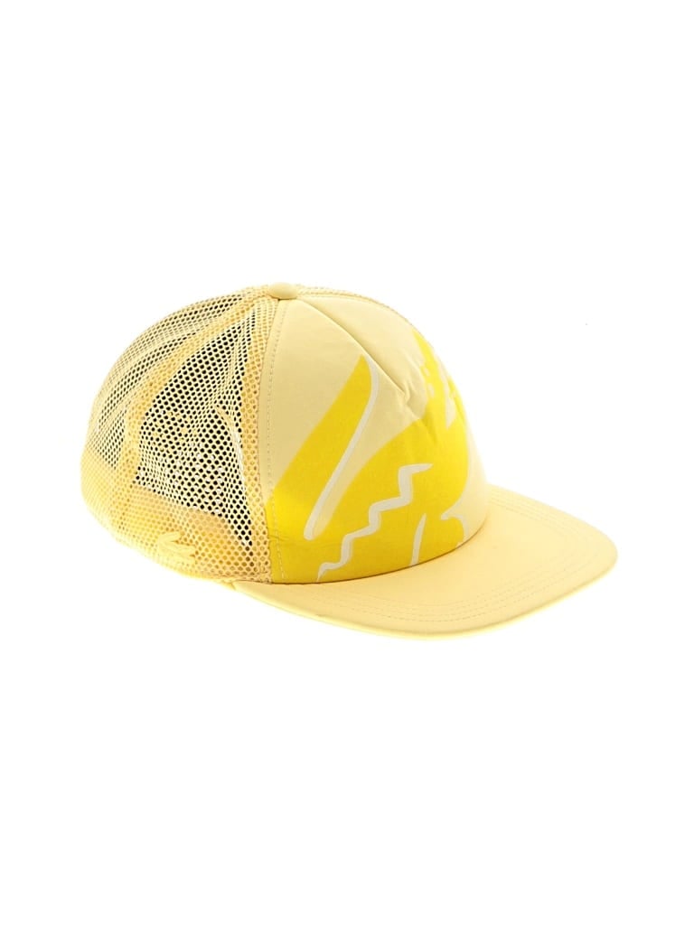 Pre-owned Lacoste Baseball Cap In Yellow