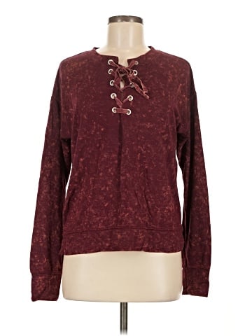 Mudd Long Sleeve Blouse (view 1)