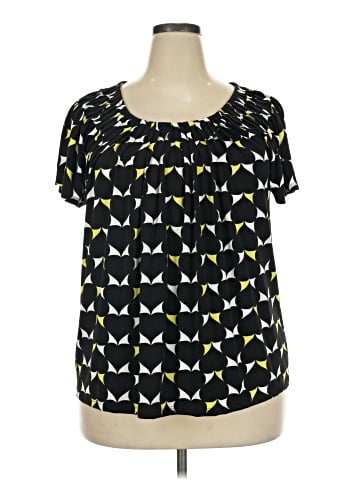 Style&Co Short Sleeve Blouse (view 1)