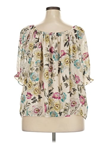 Torrid 3/4 Sleeve Blouse (view 2)