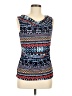 Cable & Gauge Blue Sleeveless Blouse Size M - photo 1