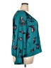 Nine West 100% Polyester Teal Long Sleeve Blouse Size XXL - photo 4