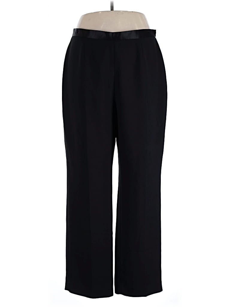 Pre-owned Kasper Dress Pants In Black