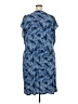 MICHAEL Michael Kors Paisley Blue Casual Dress Size 3X - photo 2