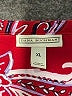 Dana Buchman Paisley Red 3/4 Sleeve Blouse Size XL - photo 7