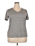 Athletic Works 100% Polyester Metallic Gray Active T-Shirt Size 20 - photo 1