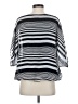 AGB 100% Polyester Silver 3/4 Sleeve Top Size S - photo 2