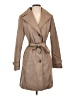 Calvin Klein 100% Polyester Tan Trenchcoat Size XS - photo 1