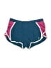 Active 100% Polyester Color Block Teal Athletic Shorts Size S - photo 1