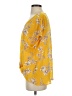 West Kei 100% Polyester Yellow Short Sleeve Blouse Size S - photo 5