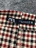Zara Houndstooth Brown Casual Dress Size M - photo 4