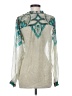 Konrad + Joseph 100% Polyester Teal Long Sleeve Blouse Size S - photo 2