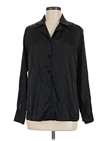 Cotton Long Sleeve Blouse (view 1)