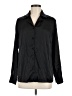 Cotton Black Long Sleeve Blouse Size M - photo 1