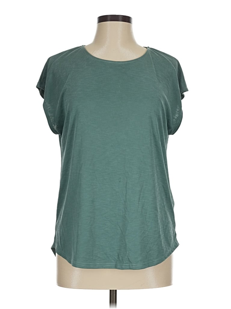 Pre-owned Green Envelope Short Sleeve T-shirt In Green