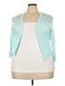 Torrid Teal Cardigan Size 2X Plus (2) - photo 1