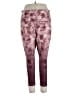Athleta Tie-dye Burgundy Active Pants Size 2X - photo 1