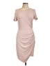 Gilli Solid Tan Casual Dress Size L - photo 1
