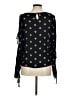 Mossimo Supply Co. 100% Rayon Black Long Sleeve Blouse Size M - photo 2