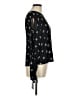 Mossimo Supply Co. 100% Rayon Black Long Sleeve Blouse Size M - photo 4